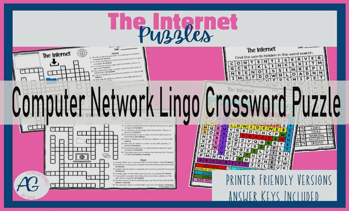 Master Computer Network Lingo Crossword Puzzle with This Fun