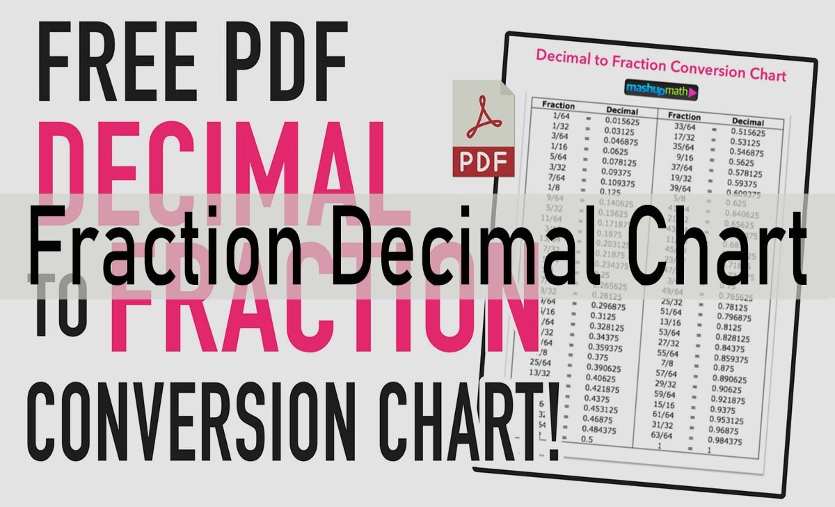 Master Fraction Decimal Chart with the Ultimate Conversion