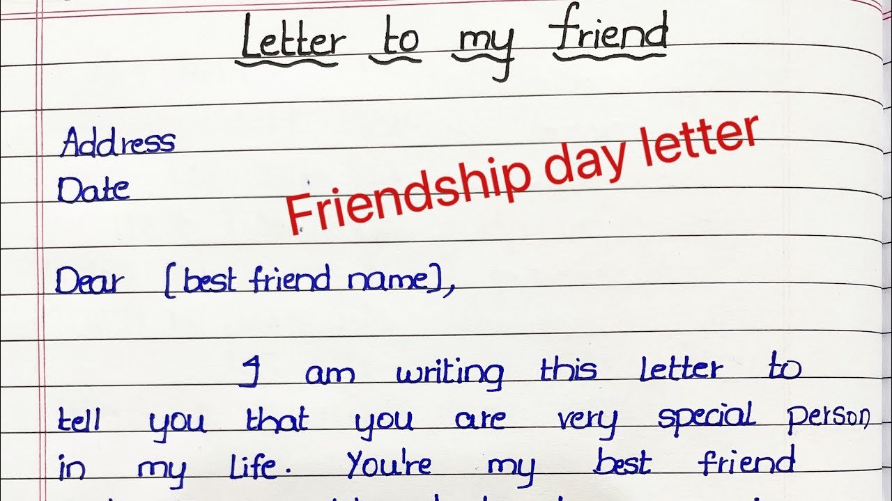 How to Write a Letter to Best Friend (With Samples & Ideas)