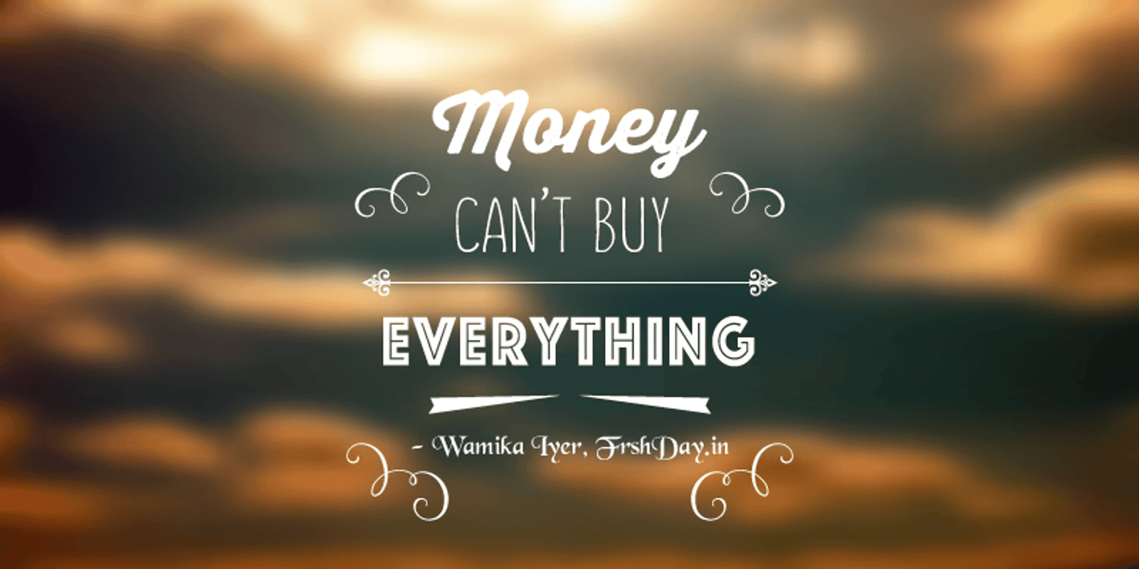 Money is Everything? A Calm, Helpful Guide